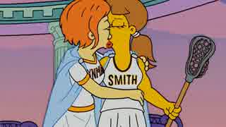 The Simpsons - The Seven Sisters - Smith Kiss Bryn Mawr - Lesbian Kissing