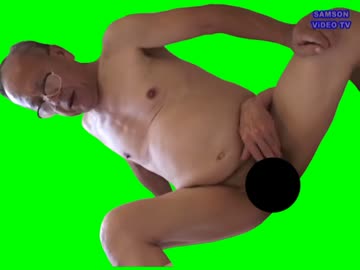 セクシーポーズをとる77歳の肛門モロ感の親爺GB