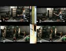 【実況】 4画面　バイオハザード3 4片コン 8足ペダルを駆使しクリア　part6