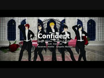 【MMD】福富＆東堂＆新開＆真波＆荒北で＜Confident＞【弱虫ペダル】
