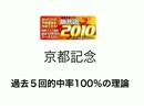 競馬予想支援ソフト競馬道2010で京都記念を予測！