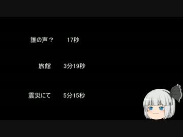 【ゆっ怖】ゆっくり怖い話・その103