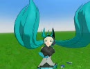 MMDで蒼-BLUE-のPVぽいもの 70-80%くらい　スカイブルー