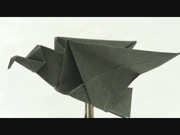 折り紙でワシを折ってみた