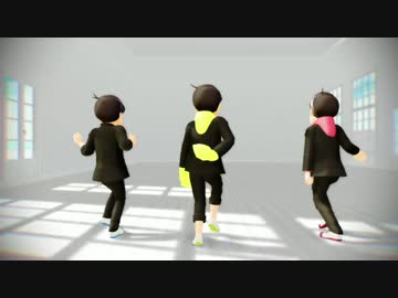【MMDおそ松さん】学生服で４曲【全松】