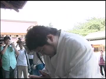 破壊王橋本真也が靖国参拝　