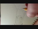 描画方法：バックビュー/How to draw: A back view