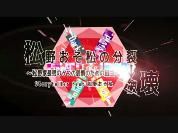 【松人力＋手描き】松野おそ松の分l裂l→l破l壊【松野おそ松７人合作】
