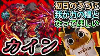 【モンスト実況】初日のうちに我が力の糧となってほしい！【vsカイン】
