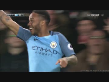 シティ3連勝で2位浮上？ ≪16-17EPL：第25節≫ ボーンマス vs マンチェスター・シティ