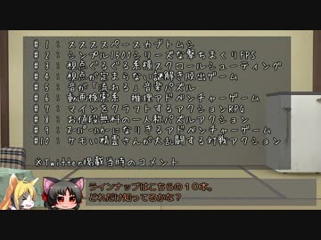マキ＆ゆっくりの Steam積みゲー片付け隊 : 番外編の１