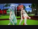 【MMD】「すーぱーぬこわーるど」1052C-Reミクテトにゃんw