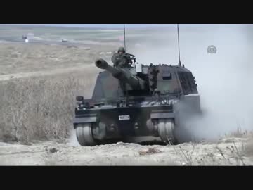 トルコの自走榴弾砲　T-155 Firtina