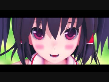 【ツインテ霊夢ちゃんと魔理沙ちゃん】恋ダンス【東方MMD】