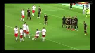 【サッカー】トリックプレイ発動！フリーキック凄技スーパーゴール集