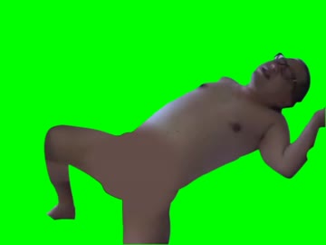 苦しむ小柄メガネのウケ中年GB