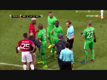 ポグバ兄弟対決 《16-17UEFA EL》 [決勝T・1回戦：1stレグ] マンチェスター・ユナイテッド vs サンテティエンヌ