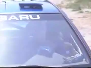 1997 SUBARU IMPREZA WRC ターマックテストの風景