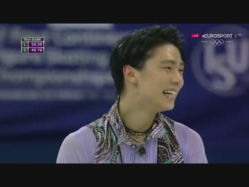 [イタリア実況ユロスポ翻訳付] 羽生結弦 2017 4CC SP