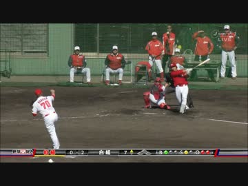 カープ紅白戦 20170219　【カープ2017】