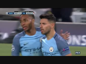 【16-17CL 】マンチェスター・シティvsモナコ【ベスト16 1stレグ】