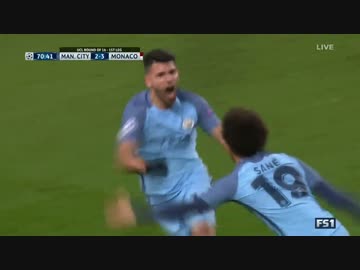 《16-17UEFA CL》 [ベスト16・1stレグ] マンチェスター・シティ vs モナコ