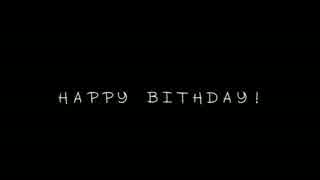 お誕生日おめでとう！
