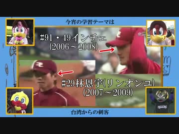 【第8回】楽天イーグルス外国人列伝【インチェ＆オンユ編】