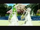 [MMD]ロミオとシンデレラ Haku Gumi weddingdress