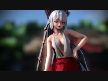 【R-15】妹紅が袴でトキヲ・ファンカ【東方MMD】