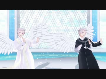 【APヘタリアMMD】黒公国と白公国で好き！雪！本気マジック