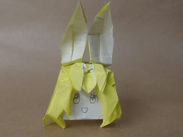 【折り紙】サーバルちゃん折ってみた