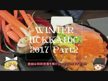 【ゆっくり】冬の北海道一人旅2017　part2　昼食