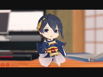 【MMD刀剣乱舞】ねん三日月宗近【モデルテスト】