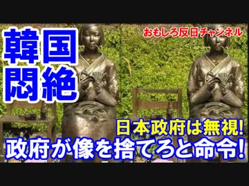 【韓国政府が悶絶寸前】像の撤去をお願いしたニダ!日本政府がダメだし！