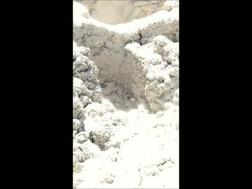 マッドポットが泥を吐き出すだけ