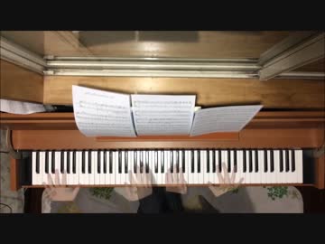 【1人連弾で弾いてみた】けものフレンズ OP「ようこそジャパリパークへ」