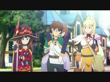 少しでも胸の感触を感じようと怪しい動きをするカズマさん