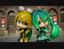 【MMD】ちびミク＆リンで「CURE UP↑RA♡PA☆PA～ほほえみになる魔法～」