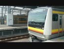 【南武線】稲城長沼駅での上り快速と各停の待ち合わせ2015