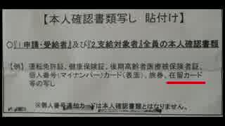 【電凸】福祉給付金の外国人受給について①
