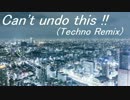 Can't undo this!!(Techno Remix)