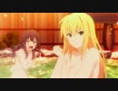 【このすば2】混浴風呂から女湯を千里眼で覗き見するカズマ