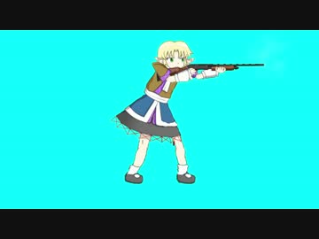 射撃するJOKER姉貴.CB