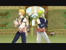【MMD】熱砂の語らい衣装のギルとエルキドゥが踊ったので【モデル配布】