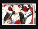 【東方】紺珠伝霊夢を2.5時間ぐらいで描いてみた