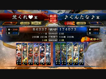 三国志大戦4　【荒くれ】錯乱の舞【part7】