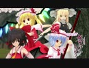 スカーレット姉妹と霊夢＆魔理沙で桜降る代に決闘を(その1)