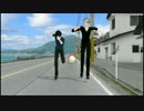【ユーリ!!!onMMD】勇利とヴィクトルが逃げるだけ