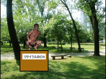 リサイクルをする先輩